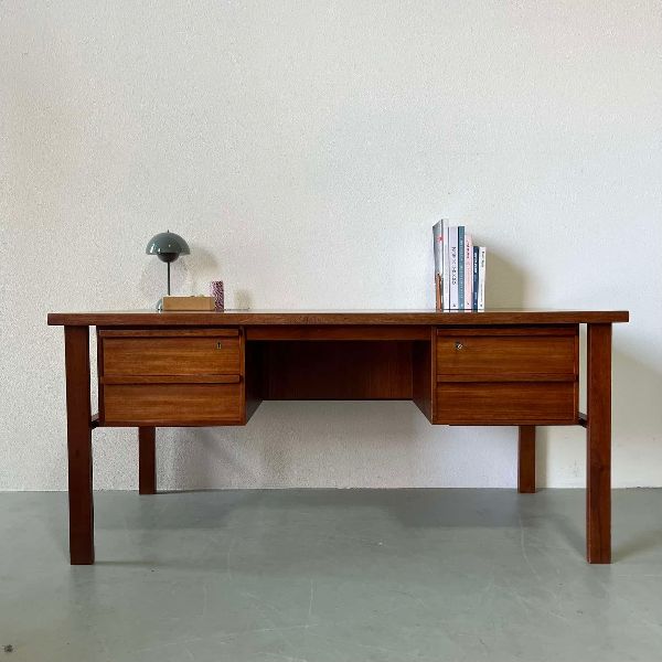 Deens vintage bureau teak