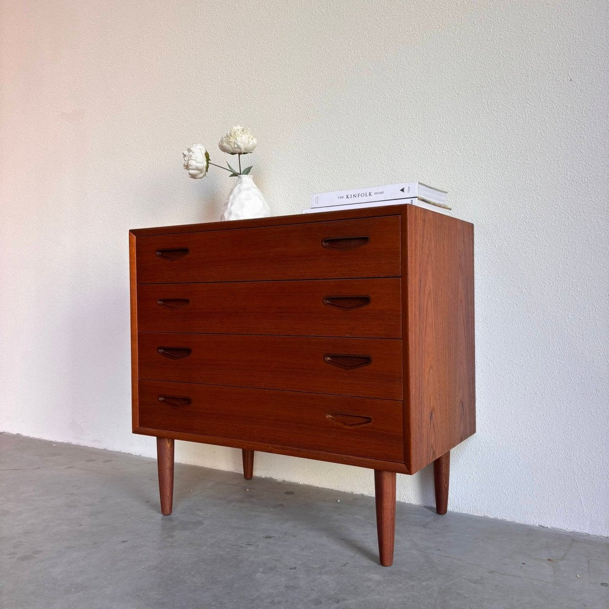 Vintage ladekast teak 4* - LOUI.STORE