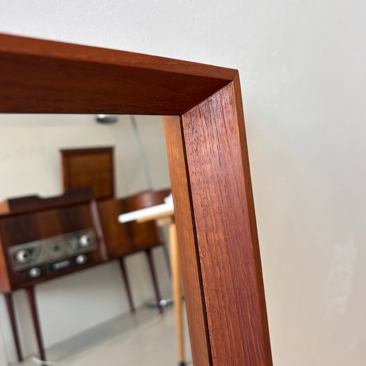 Vintage spiegel teak 43x63 - LOUI.STORE