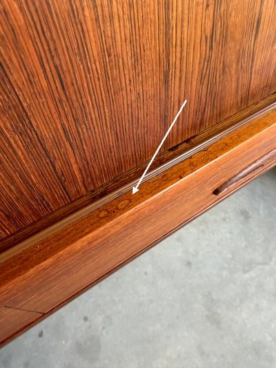 
                  
                    Vintage highboard schuifdeuren en lades palissander
                  
                