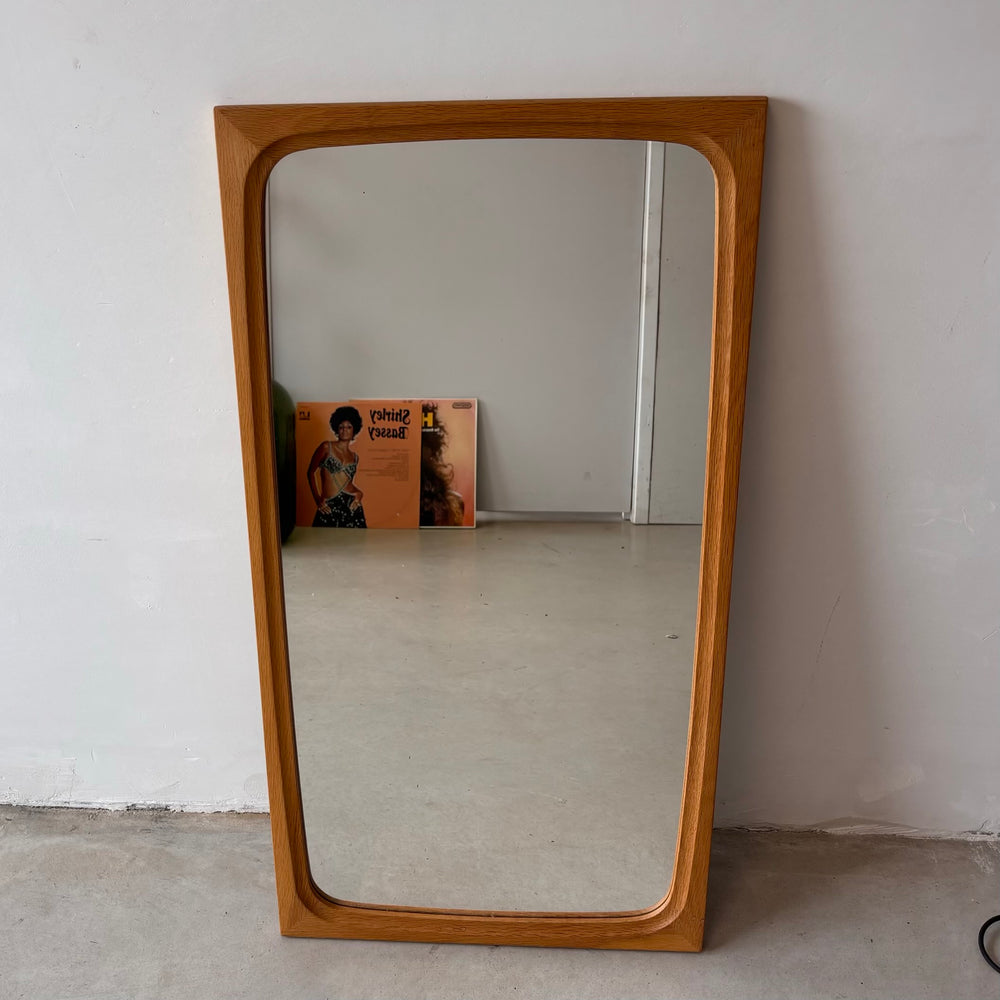 Vintage spiegel eiken dubbele rand
