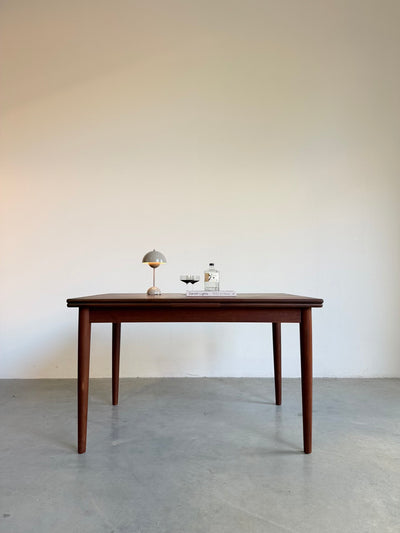 
                  
                    Vintage uitschuifbare eettafel teak-donker (125-225cm)
                  
                
