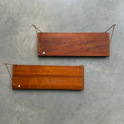 
                  
                    Vintage wandplankje teak ronde hoek
                  
                