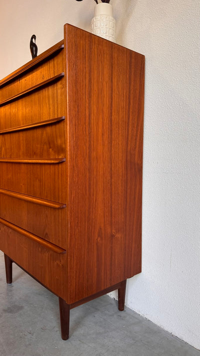 
                  
                    Vintage ladekast opstaande rand teak 6*
                  
                