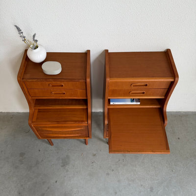 
                  
                    Set nachtkastje teak hoog
                  
                