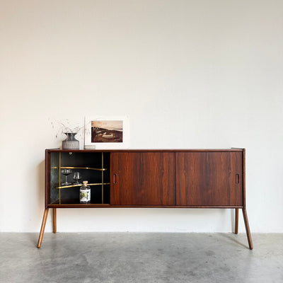
                  
                    Vintage ondiep sideboard palissander eiken poten
                  
                