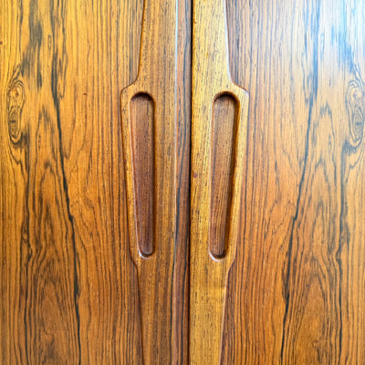 
                  
                    Vintage highboard schuifdeuren en lades palissander
                  
                