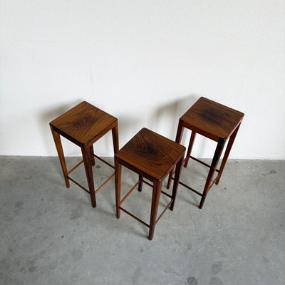 
                  
                    Set 3 vintage plantentafeltjes - bijzettafel palissander
                  
                