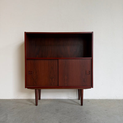 
                  
                    Vintage boekenkastje schuifdeurtjes palissander
                  
                