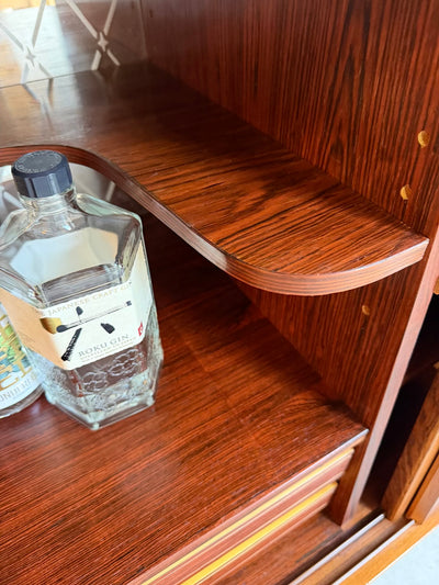 
                  
                    Vintage highboard schuifdeuren en lades palissander
                  
                