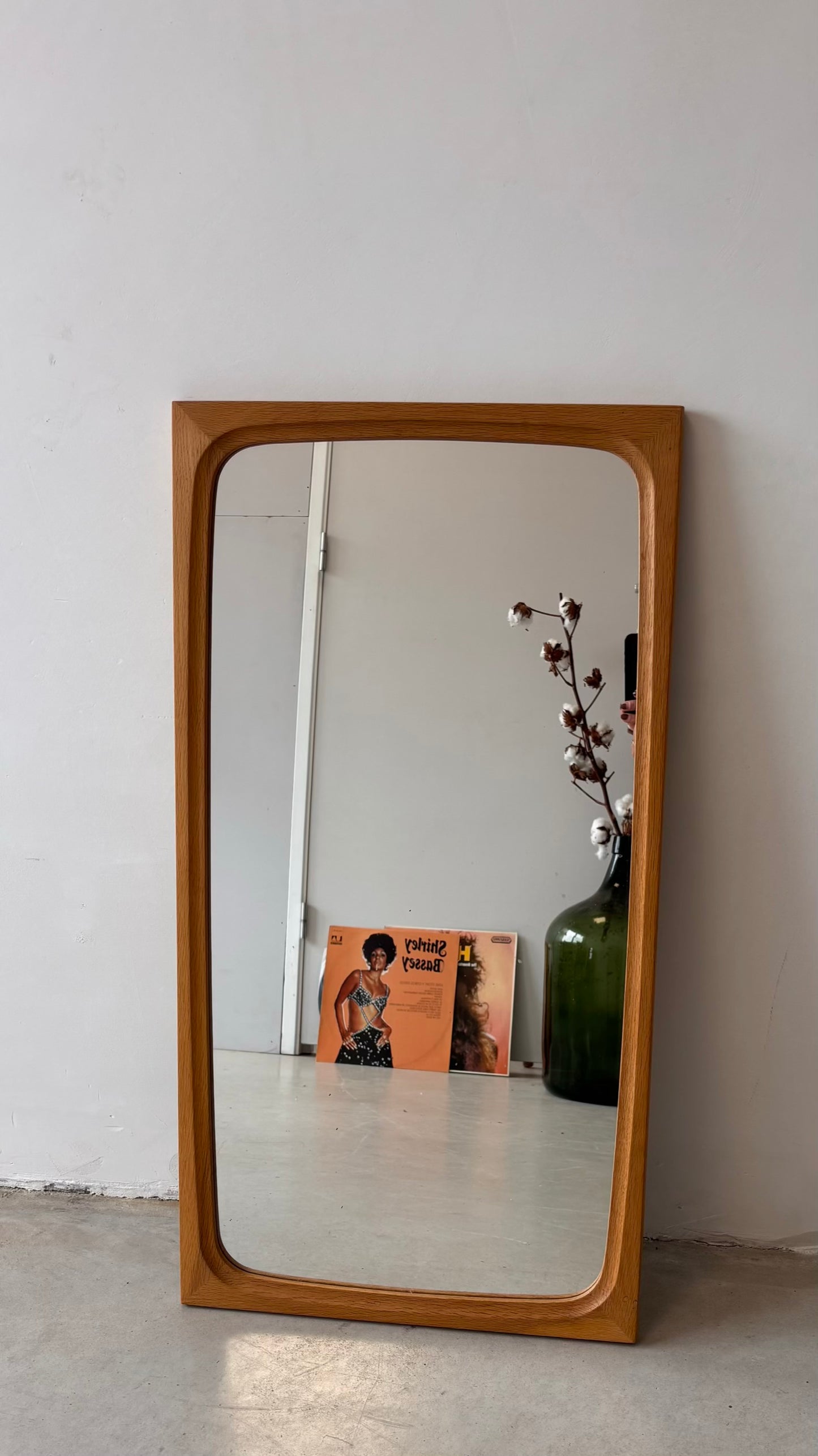 
                  
                    Vintage spiegel eiken dubbele rand
                  
                