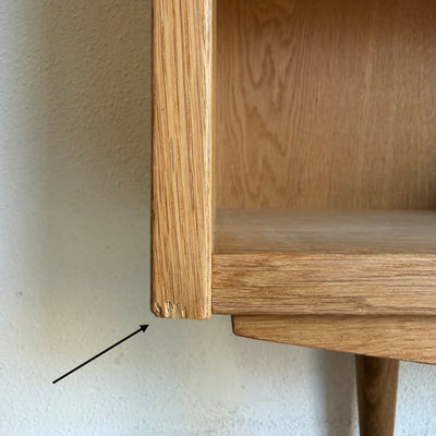 
                  
                    Vintage Hundevad boekenkast XL in eiken
                  
                