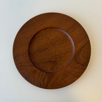 
                  
                    Vintage teak houten schaal plat
                  
                