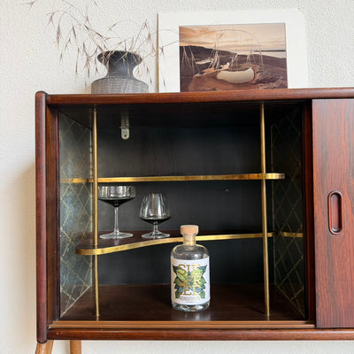 
                  
                    Vintage ondiep sideboard palissander eiken poten
                  
                