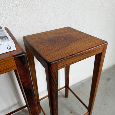 
                  
                    Set 3 vintage plantentafeltjes - bijzettafel palissander
                  
                
