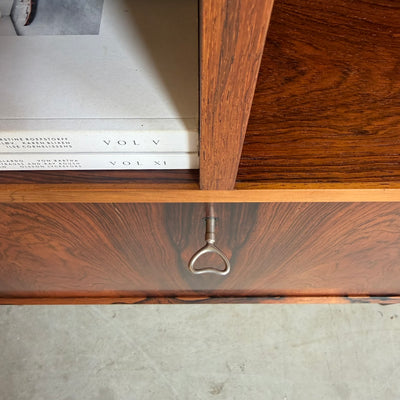 
                  
                    Vintage boekenkast met klep (met verlichting) palissander
                  
                