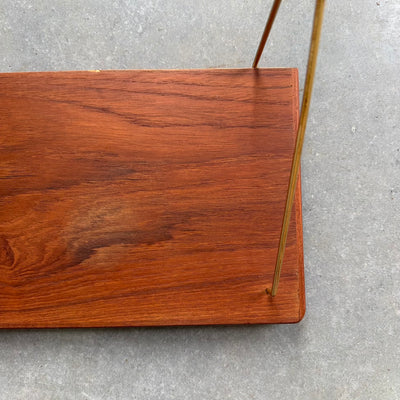 
                  
                    Vintage wandplankje teak ronde hoek
                  
                