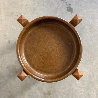 
                  
                    Vintage plantentafel eiken - keramieken schaal diverse soorten
                  
                