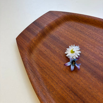 
                  
                    Vintage teakhouten serveerblad - dienblad
                  
                