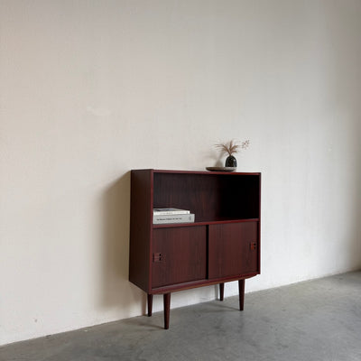 
                  
                    Vintage boekenkastje schuifdeurtjes palissander
                  
                