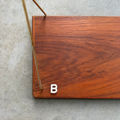 
                  
                    Vintage wandplankje teak ronde hoek
                  
                