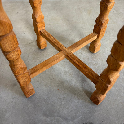 
                  
                    Vintage plantentafel eiken - keramieken schaal diverse soorten
                  
                