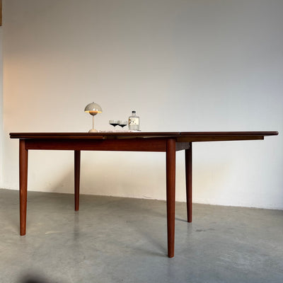 
                  
                    Vintage uitschuifbare eettafel teak-donker (125-225cm)
                  
                