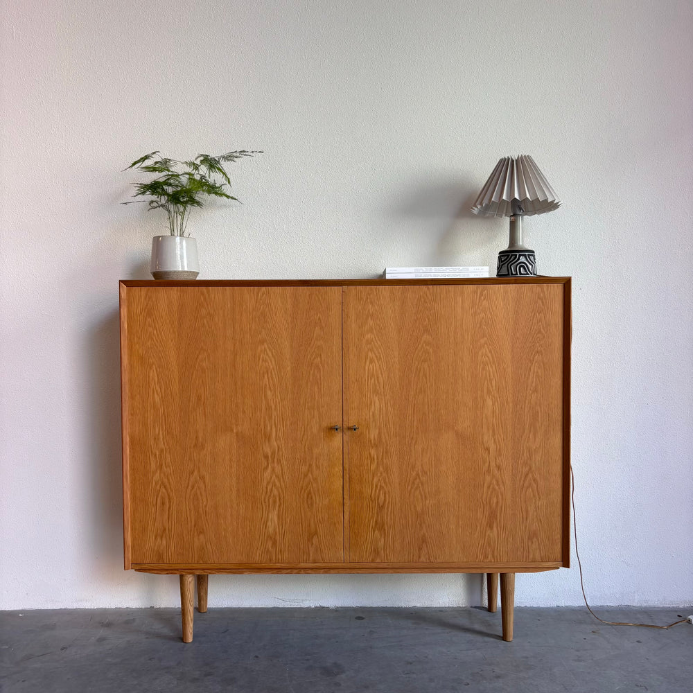 Vintage Brouer wandkast eiken