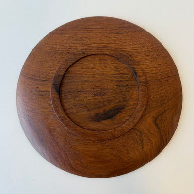 
                  
                    Vintage teak houten schaal plat
                  
                