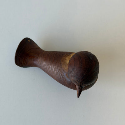 
                  
                    Vintage teak houten vogel metalen pootjes
                  
                
