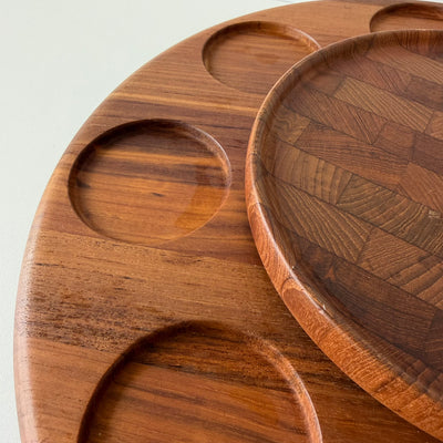 
                  
                    Vintage teak draaischaal “Lazy Susan” van Digsmed
                  
                