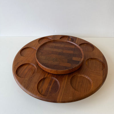 
                  
                    Vintage teak draaischaal “Lazy Susan” van Digsmed
                  
                