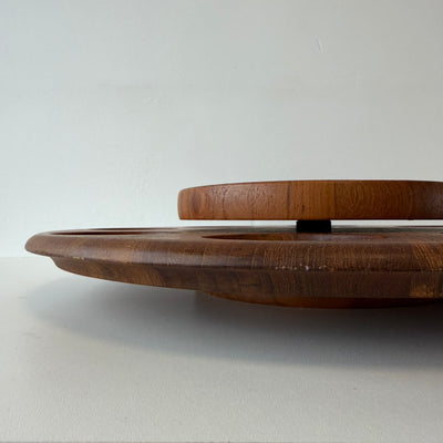 
                  
                    Vintage teak draaischaal “Lazy Susan” van Digsmed
                  
                