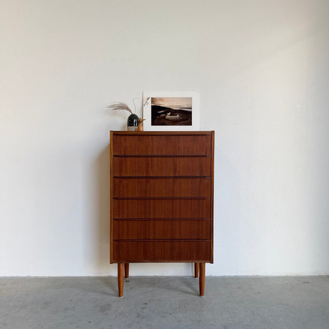 Vintage ladekast teak 6*