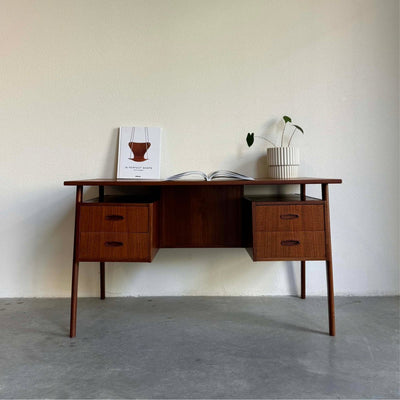 Bureau teak 2 zijdig - LOUI.STORE