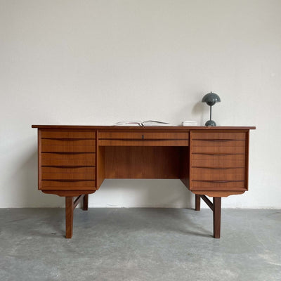 Bureau teak 9 lades - LOUI.STORE