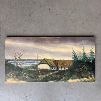 Doek olieverf kust Denemarken - LOUI.STORE