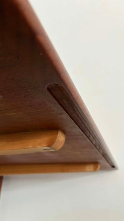 
                  
                    Eettafel uitschuifbaar teak rand - LOUI.STORE
                  
                