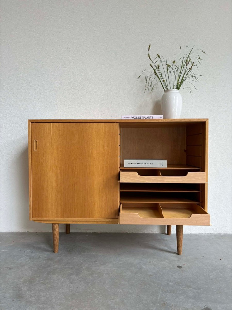 Eiken sideboard verborgen lades - LOUI.STORE