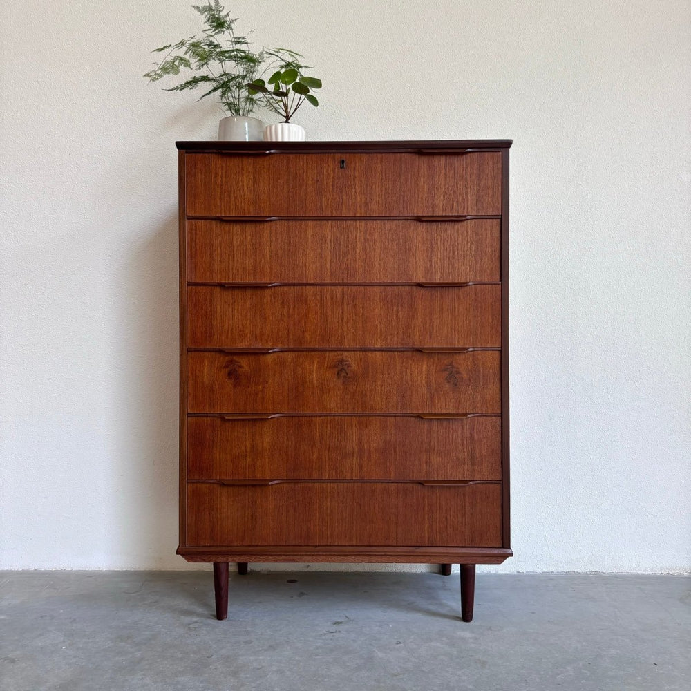 Grote ladekast 6* in teak - LOUI.STORE