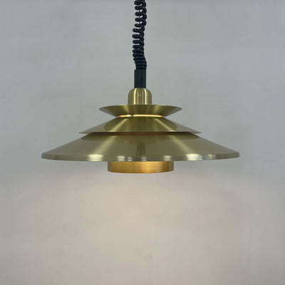Hanglamp messing trekkoord - LOUI.STORE