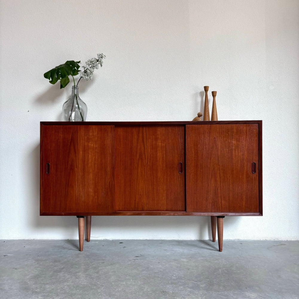 Highboard ondiep teak - LOUI.STORE