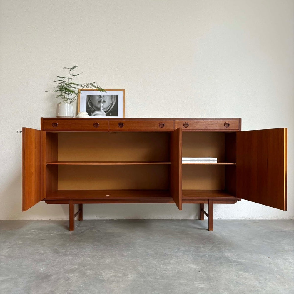 Highboard teak ronde greep - LOUI.STORE