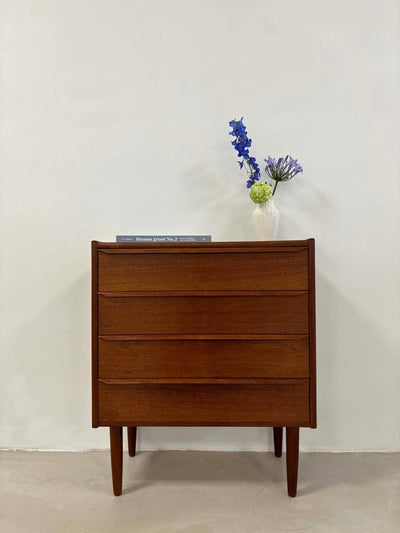 Klein ladekastje 4* teak - LOUI.STORE