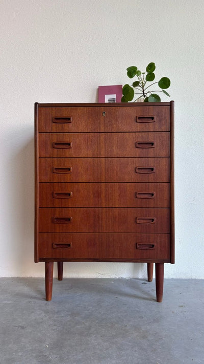 Ladekast 6* teak - LOUI.STORE