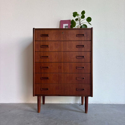 Ladekast 6* teak - LOUI.STORE