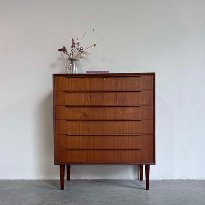 Ladekast teak 6* lange greep - LOUI.STORE