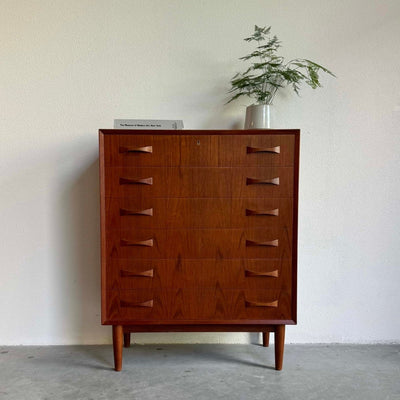 Ladekast teak 6* strik greep - LOUI.STORE