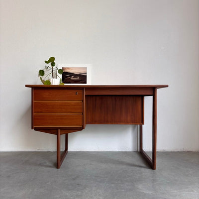 Mid century bureau teak recht frame - LOUI.STORE