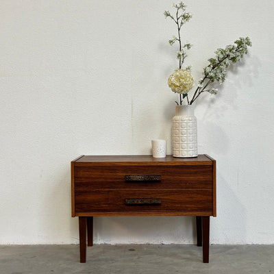 Mid Century laag ladekastje 2* palissander - LOUI.STORE